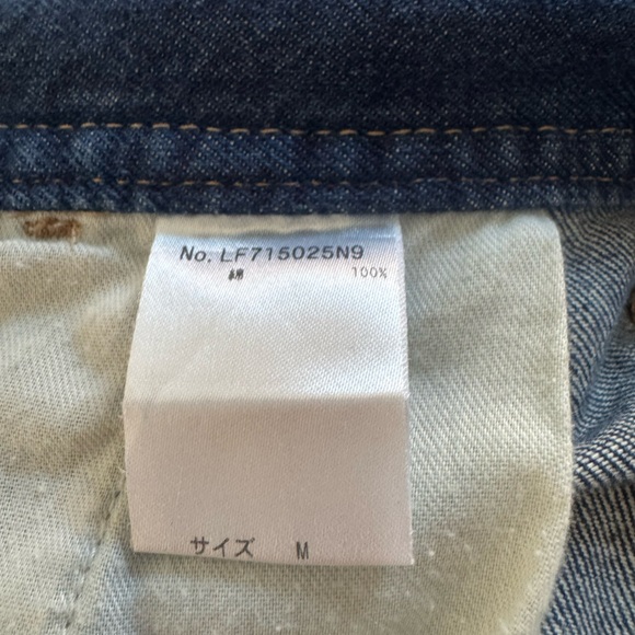 Lowrys Farm Denim Overall Dress – Japanese Brand – Size M - Picture 4 of 5